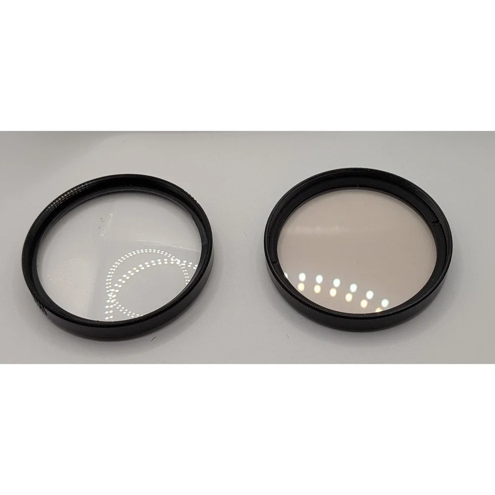Tiffen Lens Filter Set 52mm Black Good Clear Warm Filters with Pouch
